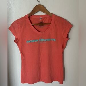 Antigua Brewing Company Guatemala Women’s T Shirt Coral Size Small S